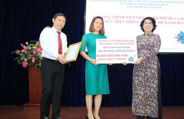 Quỹ phòng, chống dịch Covid-19 TPHCM đã tiếp nhận tiền, hàng trị giá gần 270 tỷ đồng