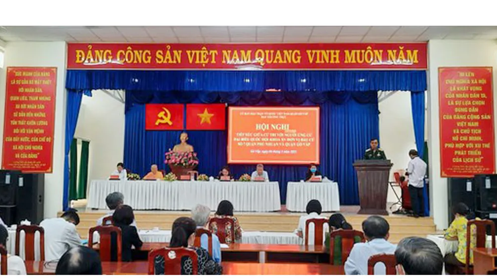 Cử tri quận 12 và Gò Vấp đánh giá cao chương trình hành động của các ứng cử viên đại biểu Quốc hội Khóa XV