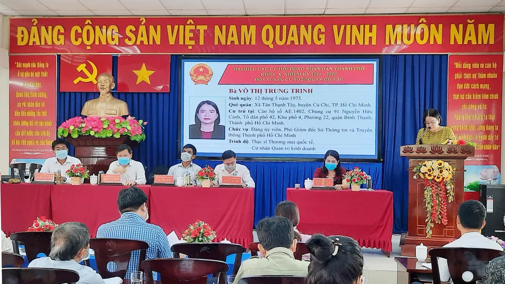 Chương trình hành động của các ứng cử viên đại biểu HĐND TPHCM bám sát với yêu cầu phát triển 