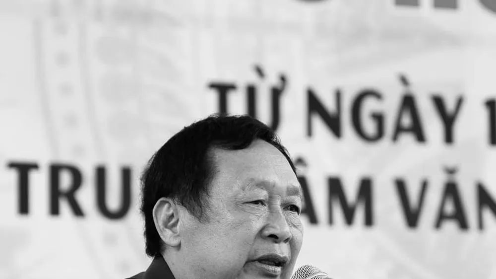 Đại võ sư quốc tế Lê Kim Hòa đã dành hết tâm sức đời mình để phát triển võ cổ truyền vươn xa. Ảnh: Liên đoàn Võ cổ truyền TPHCM
