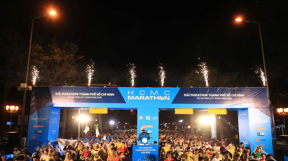 Hơn 10.000 người tham dự giải Marathon TPHCM 2025