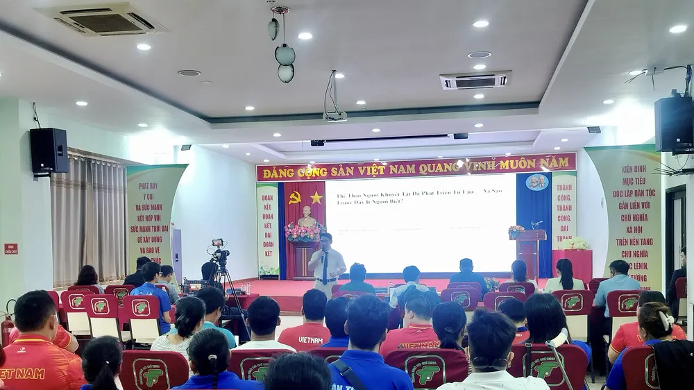 Quang cảnh sự kiện. Ảnh: THANH TÙNG 
