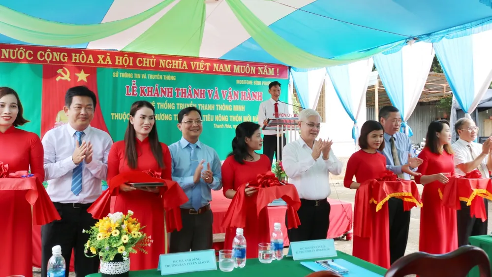 Lễ khánh thành và vận hành hệ thống truyền thanh thông minh ngày 29-9