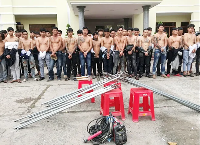 Các đối tượng bị bắt giữ vào chiều 29-9