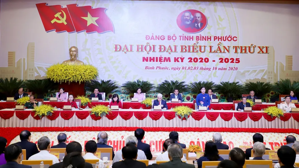 Khai mạc Đại hội đại biểu Đảng bộ tỉnh Bình Phước lần thứ XI.