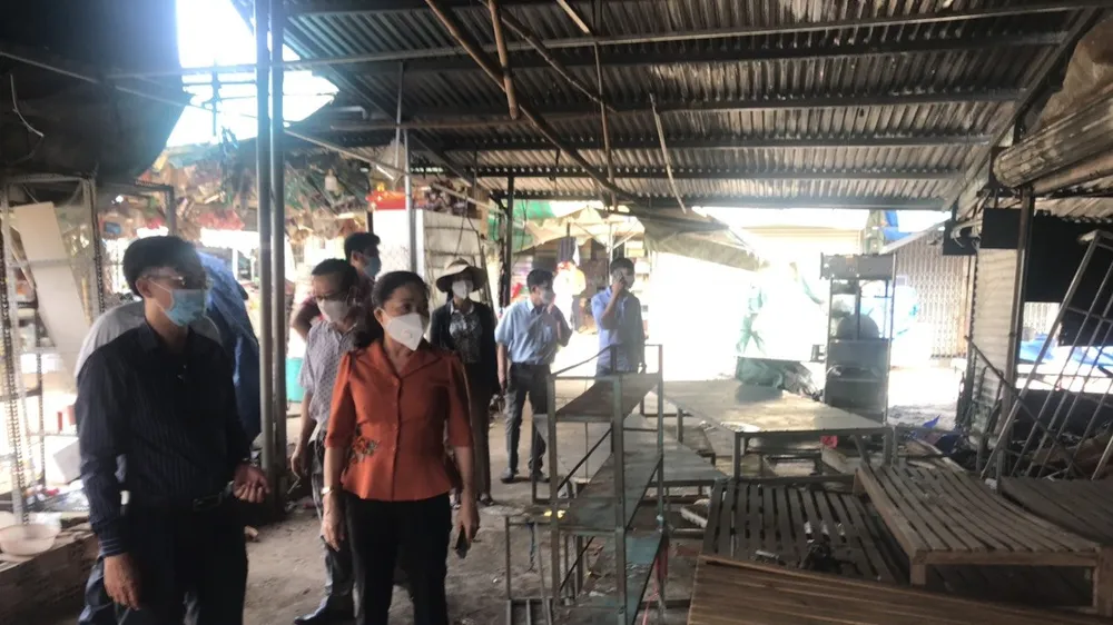 Bình Phước: Lửa thiêu rụi 64 kios, thiệt hại hơn 10 tỷ đồng