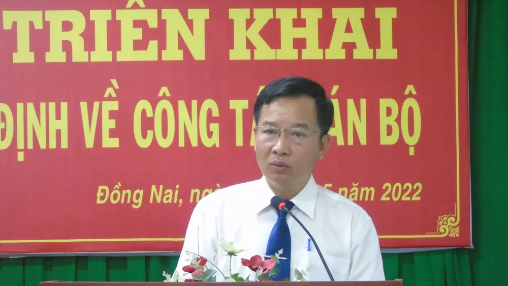 Phó Giám đốc Sở Y tế tỉnh Đồng Nai Lê Quang Trung điều hành hoạt động Sở Y tế 
