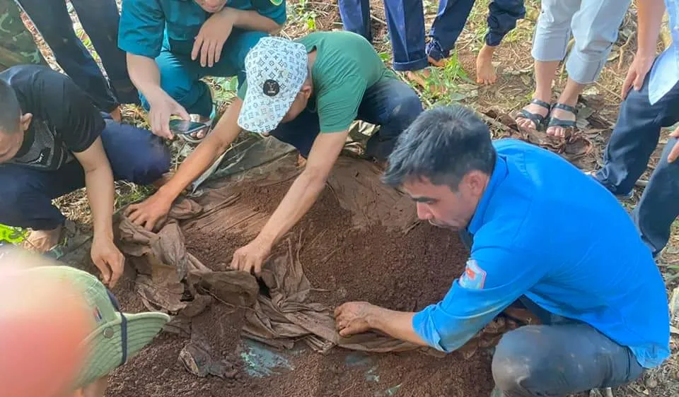 Bình Phước: Đội K72 tìm kiếm, quy tập được 3 bộ hài cốt liệt sĩ trong lô cao su