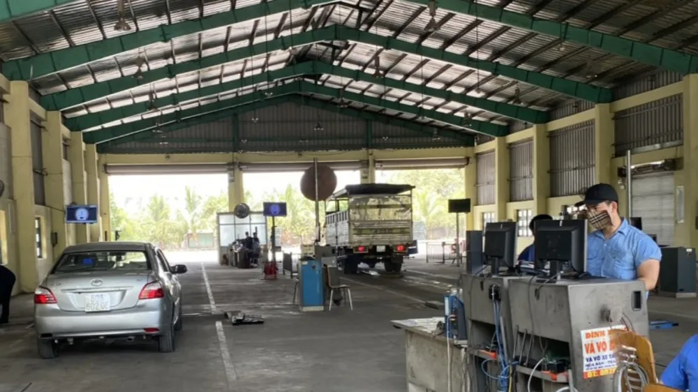 Đồng Nai: Một trung tâm đăng kiểm hoạt động trở lại