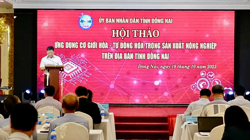 Đồng Nai: Đẩy mạnh ứng dụng cơ giới hoá trong sản xuất nông nghiệp 