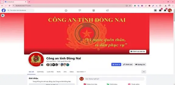 Ra mắt Fanpage Công an tỉnh Đồng Nai