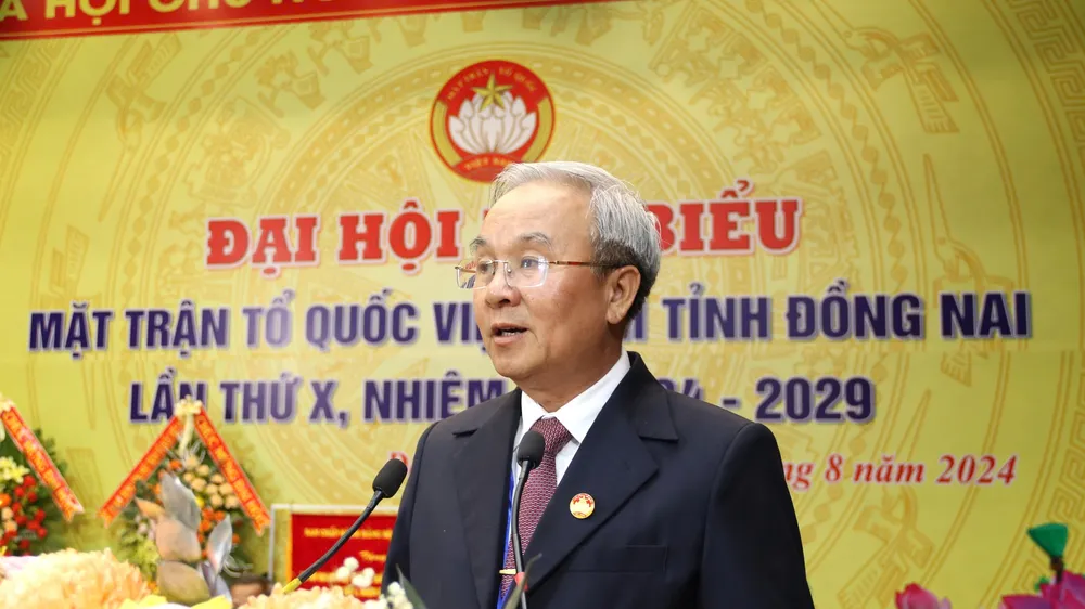 Ông Cao Văn Quang tái cử chức Chủ tịch Uỷ ban MTTQ Việt Nam tỉnh Đồng Nai