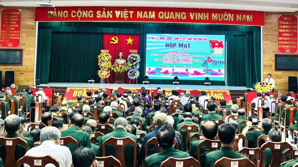 Đồng Nai: Họp mặt kỷ niệm 80 năm Ngày thành lập Quân đội nhân dân Việt Nam 