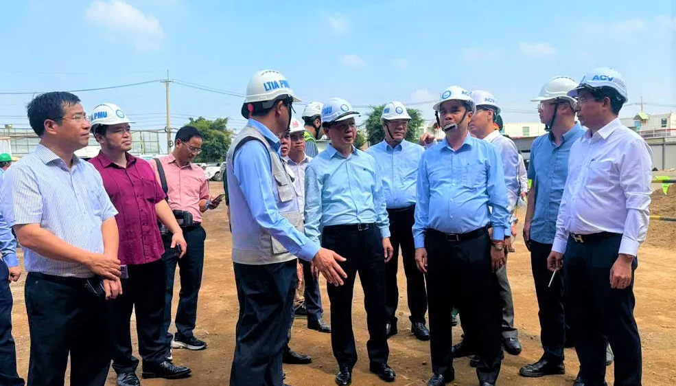 Phó Thủ tướng Trần Hồng Hà kiểm tra tiến độ sân bay Long Thành 