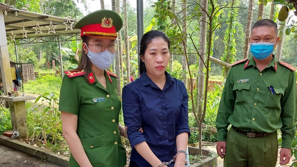 Đối tượng Bùi Thị Tuyết Trang. Ảnh: CACC