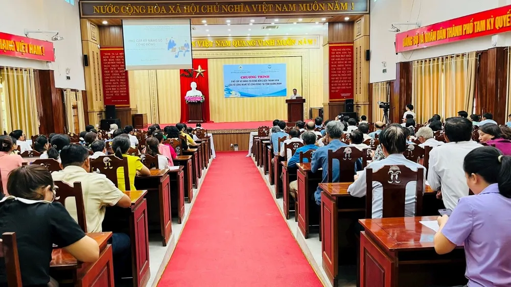 Quảng Nam tập huấn kỹ năng cho tổ công nghệ số cộng đồng
