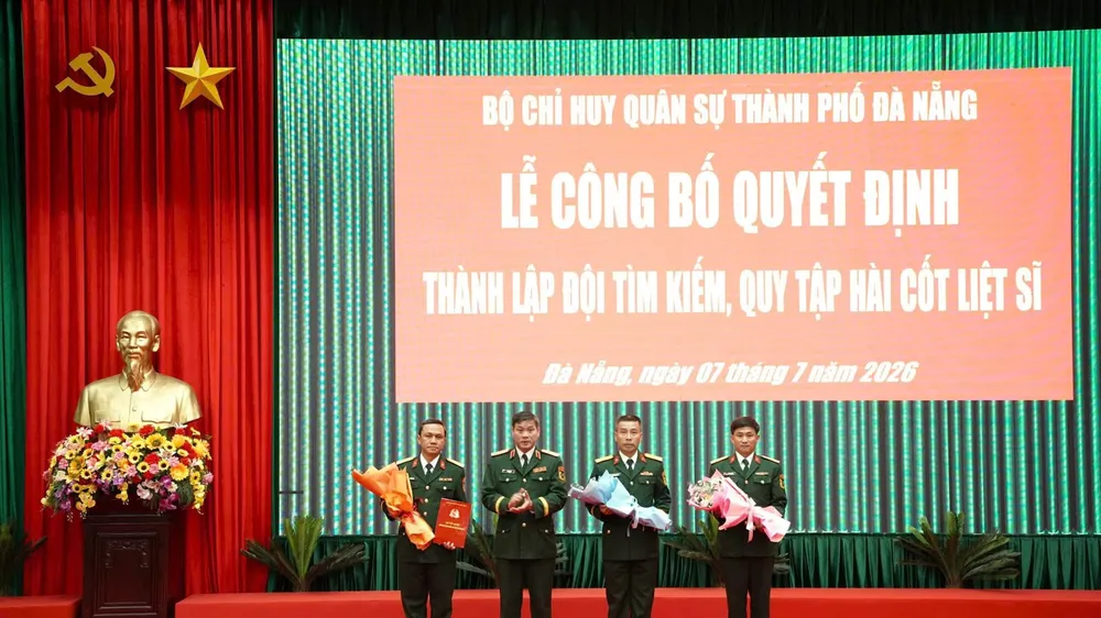 Đà Nẵng công bố thành lập Đội tìm kiếm, quy tập hài cốt liệt sĩ