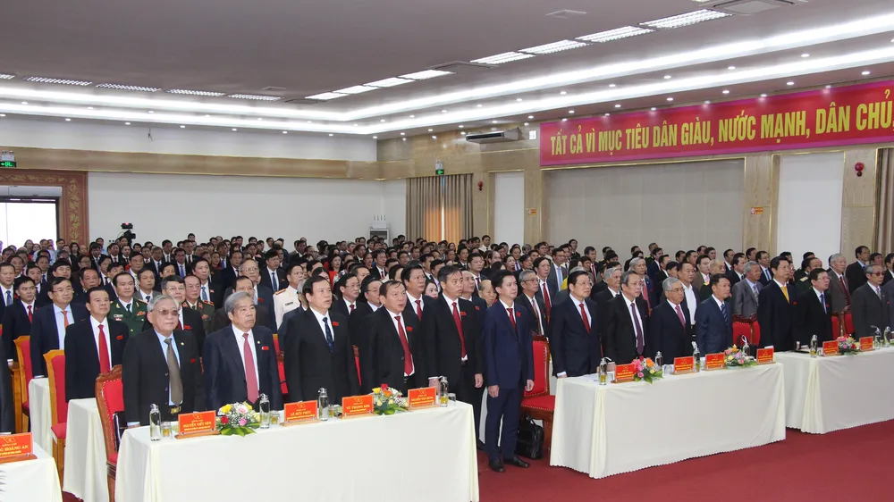 Lãnh đạo Trung ương và địa phương dự Đại hội đại biểu Đảng bộ tỉnh Quảng Trị