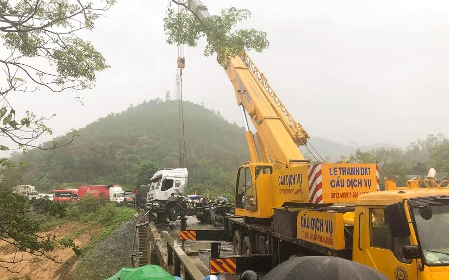 Hiện trường vụ tai nạn 