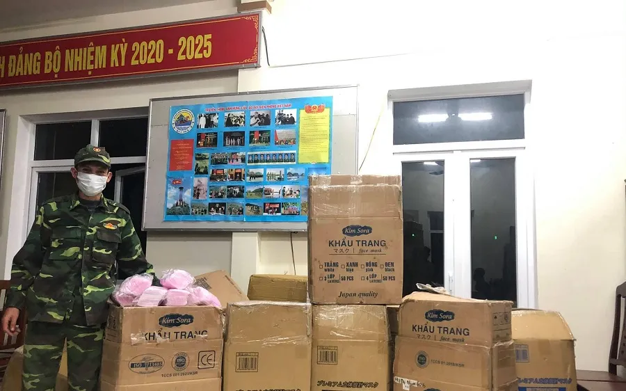 Quảng Trị: Liên tiếp phát hiện 2 vụ vận chuyển trái phép khẩu trang y tế ở khu vực biên giới