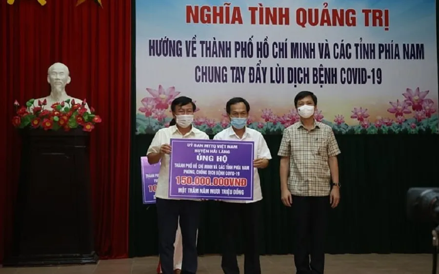 “Nghĩa tình Quảng Trị” chung tay cùng TPHCM đẩy lùi dịch Covid-19