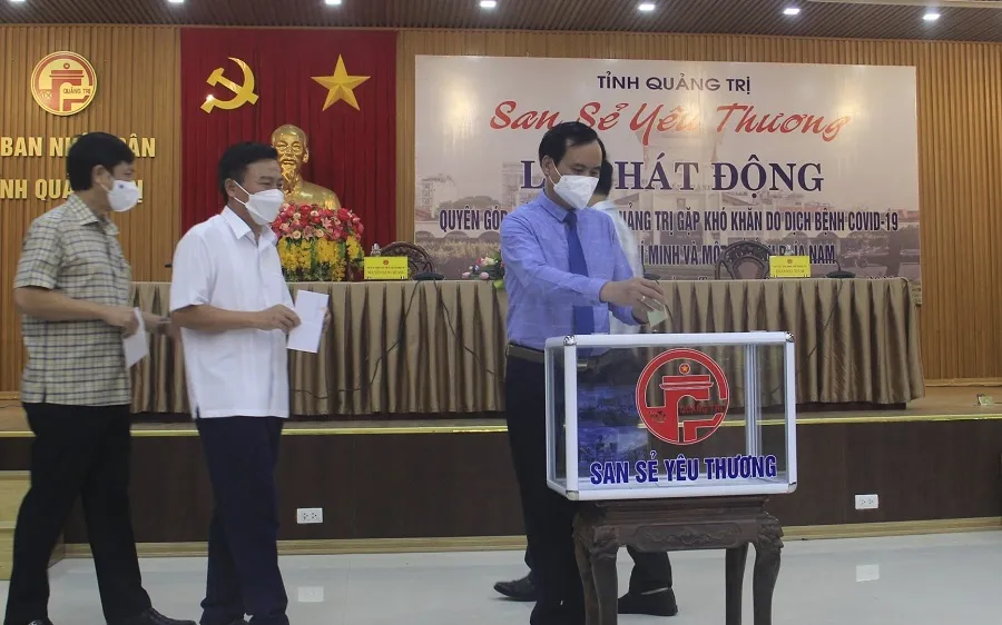 Quảng Trị chuyển tiền hỗ trợ 15.000 người Quảng Trị tại TPHCM và các tỉnh phía Nam