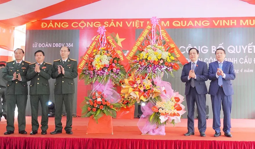 Thành lập Lữ đoàn Công binh cầu đường dự bị động viên 384