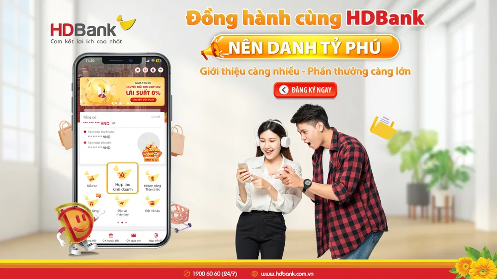 “Đồng hành cùng HDBank, nên danh tỷ phú” đã trở lại
