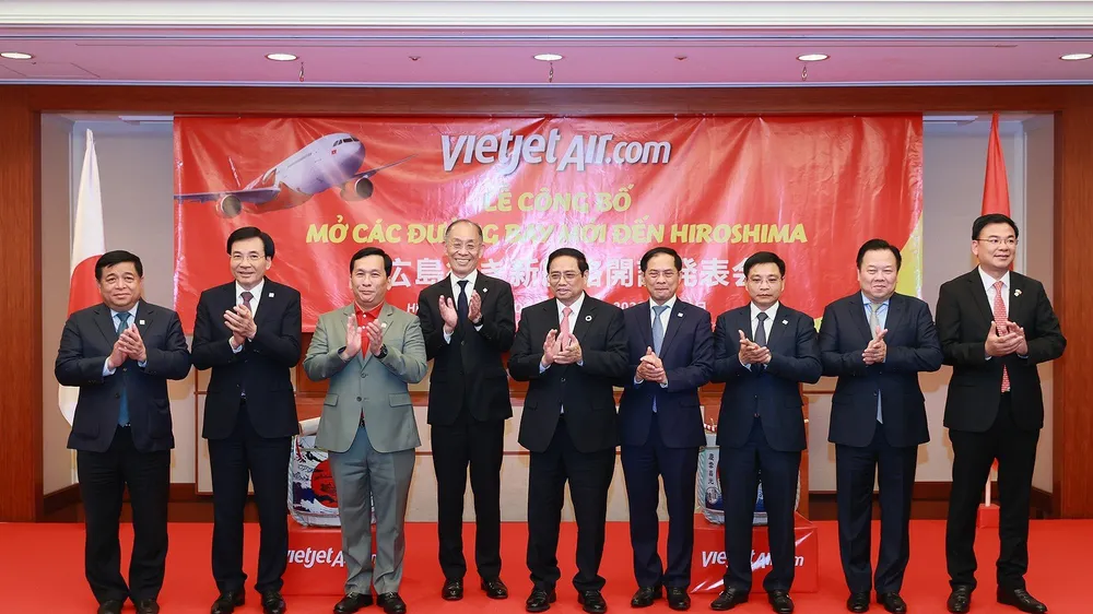 Vietjet công bố đường bay thẳng đầu tiên giữa Việt Nam và Hiroshima mừng Hội nghị thượng đỉnh G7 