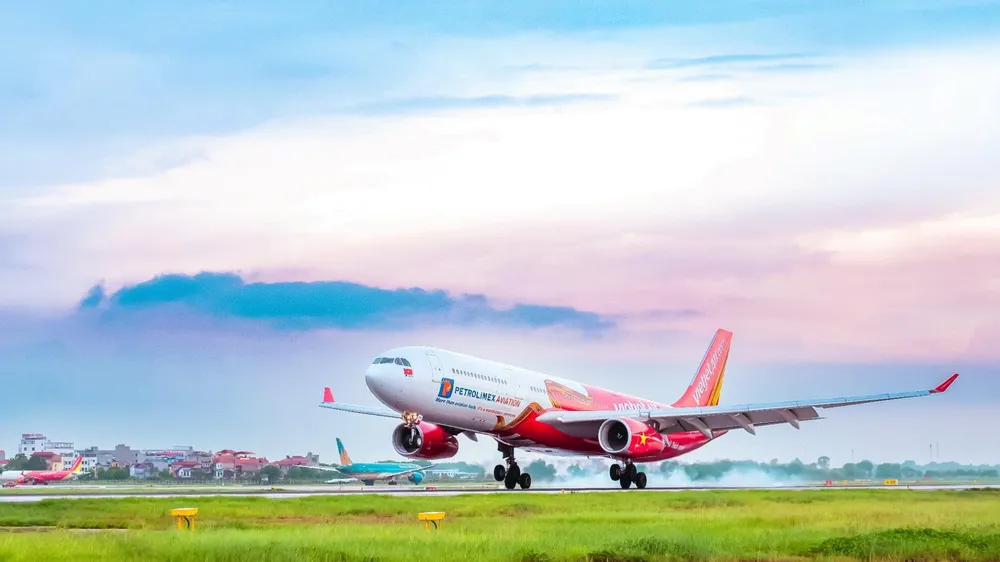Hàng triệu vé máy bay Vietjet giảm 77% trong ngày 7-7