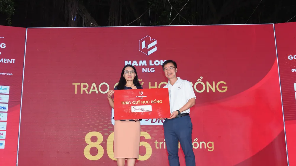 Nam Long Friendship Golf Tournament 2023 đóng góp hơn 800 triệu đồng cho học bổng Swing for Dreams