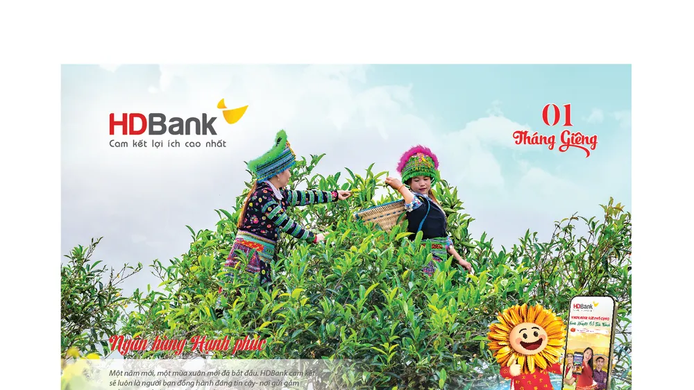 Mong ước tương lai tốt đẹp, vững bền qua bộ lịch HDBank 2024
