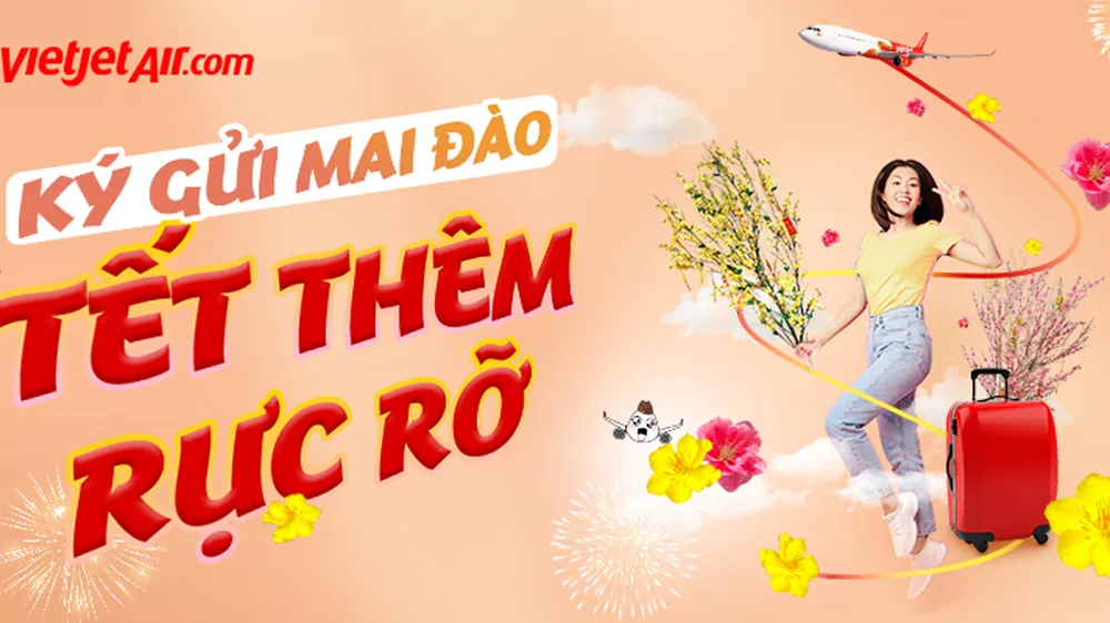 Vietjet vận chuyển mai, đào – Mang xuân đến mọi nhà