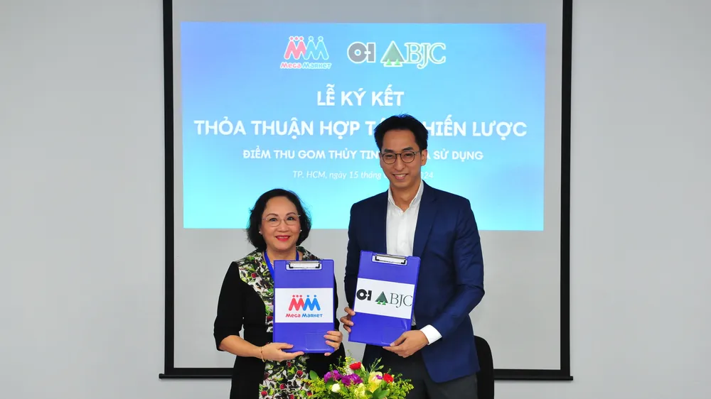 MM Mega Market ký kết hợp tác O-I BJC thu gom rác thải thuỷ tinh