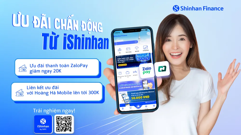 Shinhan Finance tung hàng ngàn ưu đãi nhân dịp ra mắt nền tảng tài chính số iShinhan 5.0