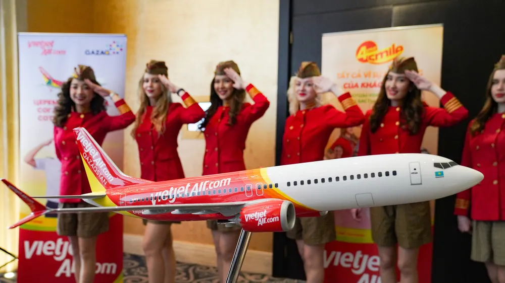 Vietjet ra mắt hãng hàng không Vietjet Qazaqstan