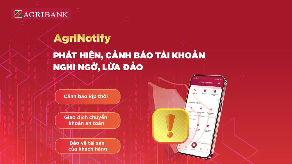 Agribank tăng cường biện pháp bảo vệ tài khoản khách hàng