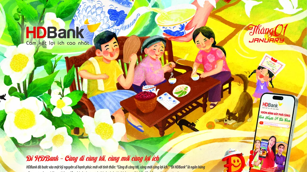 Bộ lịch HDBank 2026 – Di sản rực rỡ hoà nhịp tinh thần đổi mới