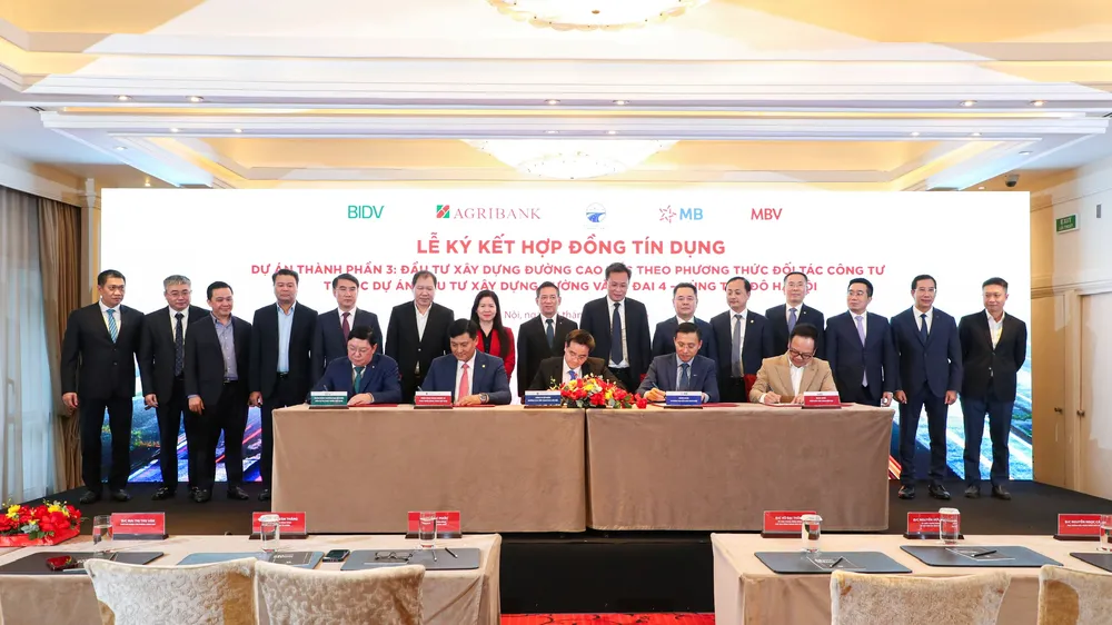 Agribank làm đầu mối thu xếp khoản tín dụng 25.453 tỷ đồng cho Dự án đầu tư xây dựng đường Vành đai 4 - Vùng Thủ đô Hà Nội