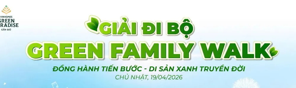 Vinhomes Green Paradise khởi động giải đi bộ trao “món quà sức khỏe” cho các gia đình đa thế hệ