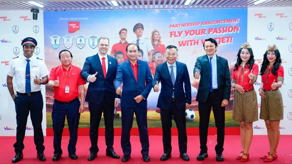 Vietjet và Ngân hàng số Vikki trở thành đơn vị đồng hành cùng ASEAN United FC