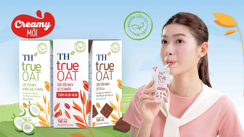 Sữa Yến Mạch TH true OAT Creamy: Chinh phục "gu" người trẻ bằng vị thơm ngon ngậy