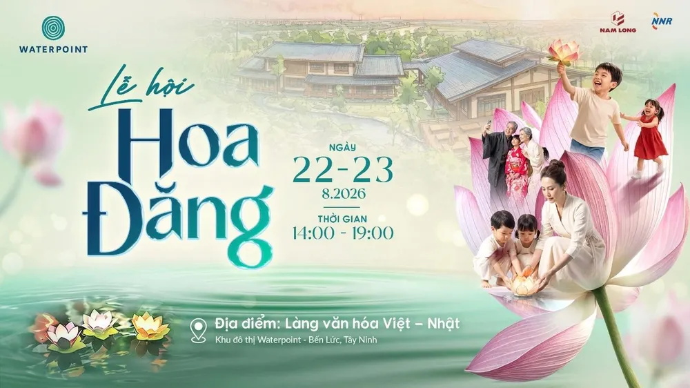 Lễ hội Hoa Đăng Waterpoint: Thắp sáng tình thân, nuôi dưỡng nhịp sống đô thị