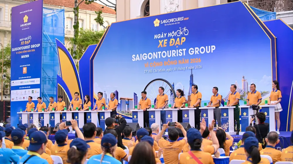 Saigontourist Group khép lại Ngày hội Xe đạp vì Cộng đồng 2026