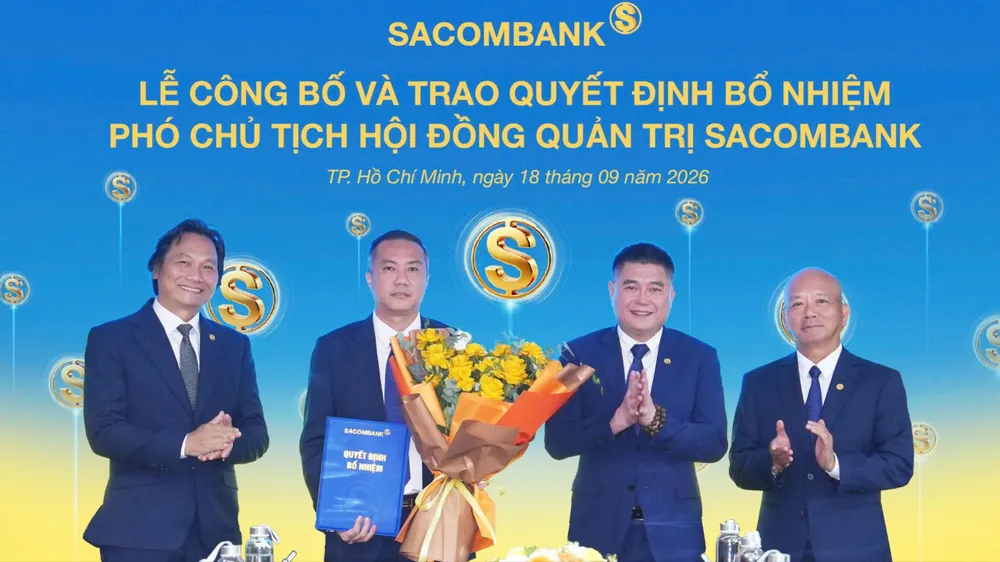 Sacombank bổ nhiệm ông Nguyễn Xuân Vũ làm Phó Chủ tịch Hội đồng Quản trị