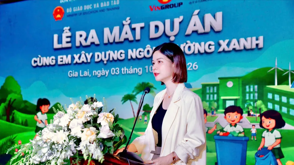 Bộ Giáo dục và Đào tạo phối hợp với Quỹ Vì tương lai xanh, triển khai dự án “Cùng em xây dựng ngôi trường xanh”