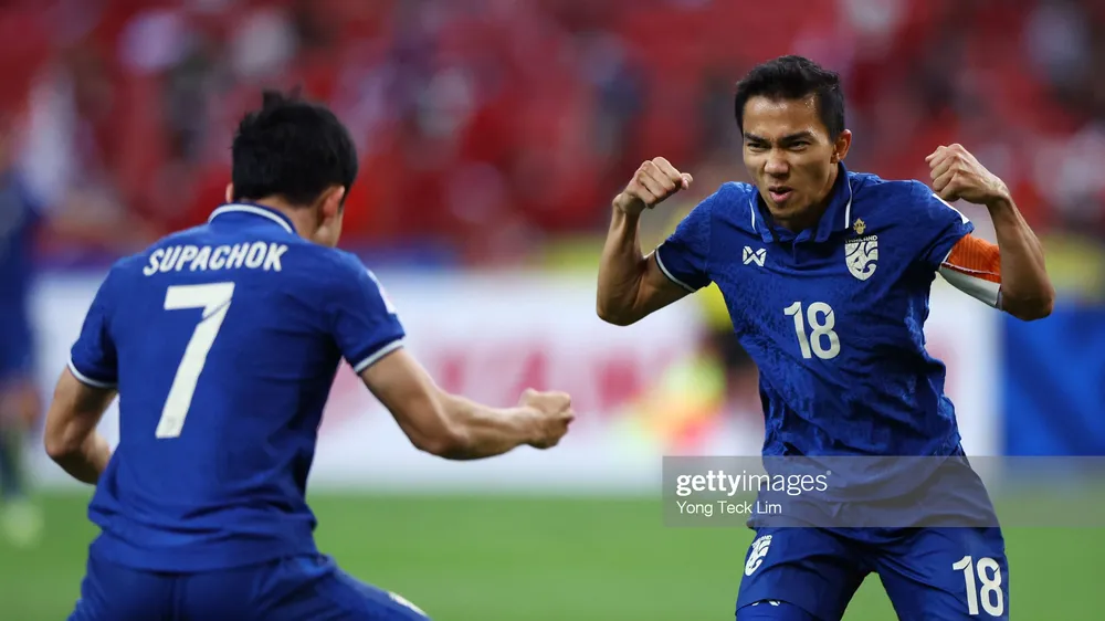 Thái Lan tỏ ra quá mạnh so với Indonesia. Ảnh: GETTY