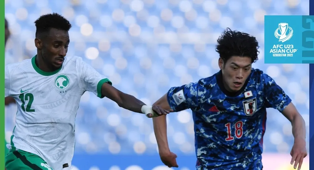 U23 Nhật Bản bị U23 Saudi Arabia cầm hòa không bàn thắng. ẢNH: AFC