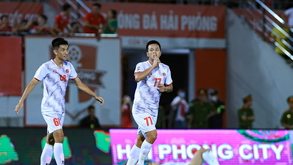 Hải Phòng khởi đầu hanh thông ở AFC Cup 2023-24. ẢNH: MINH HOÀNG 