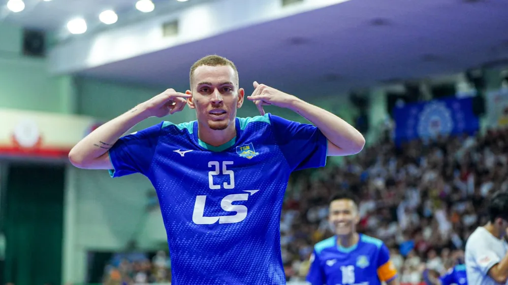 Thái Sơn Nam TPHCM có ngoại binh chất lượng tham dự Giải futsal mở rộng TPHCM 2023. ẢNH: ANH TRẦN 